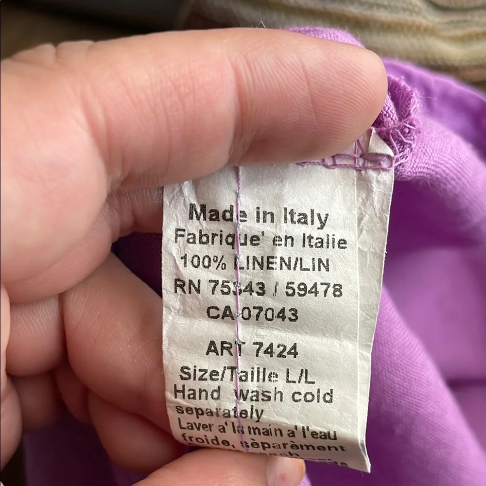 TERZO MILLENNIO Purple Women's Top - Picture 7 of 7
